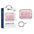 Estuche para auriculares automáticos de silicona transparente XDcase, For AirPods Pro 3, For AirPods 4, For AirPods Pro 2 / 1