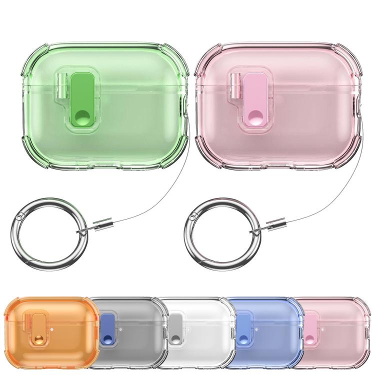 Estuche para auriculares automáticos de silicona transparente XDcase, For AirPods Pro 3, For AirPods 4, For AirPods Pro 2 / 1