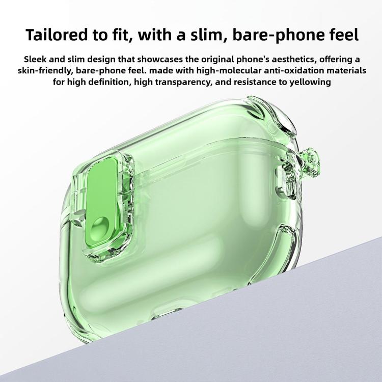 Estuche para auriculares automáticos de silicona transparente XDcase, For AirPods Pro 3, For AirPods 4, For AirPods Pro 2 / 1