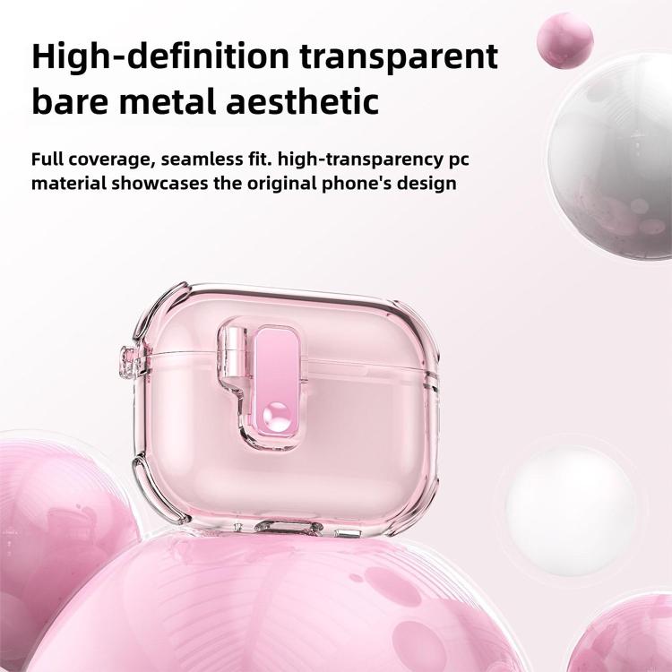 Estuche para auriculares automáticos de silicona transparente XDcase, For AirPods Pro 3, For AirPods 4, For AirPods Pro 2 / 1