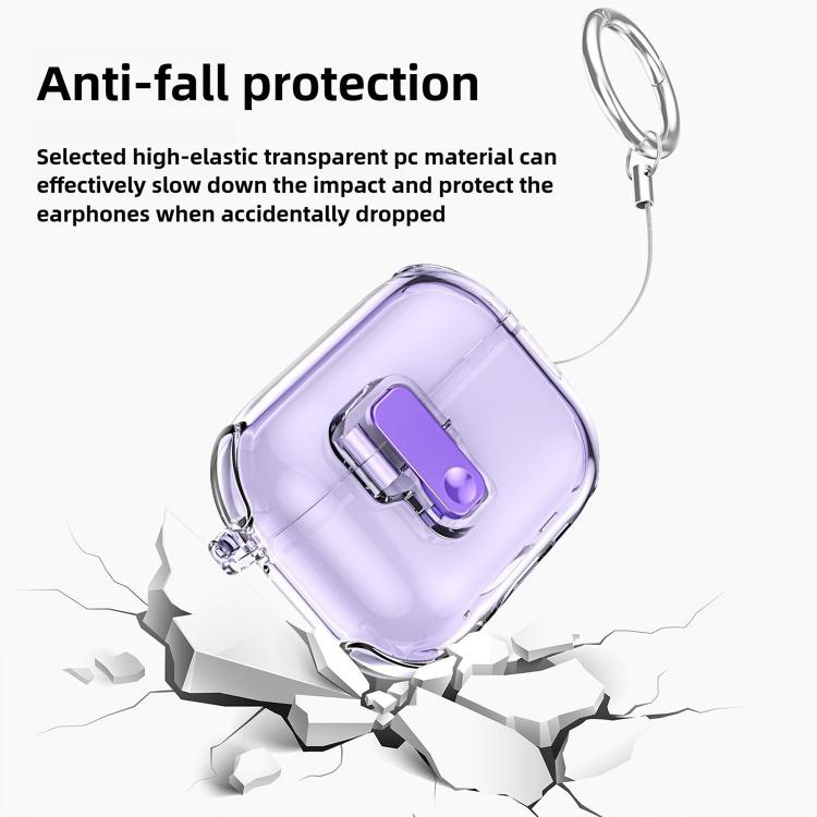 Estuche para auriculares automáticos de silicona transparente XDcase, For AirPods Pro 3, For AirPods 4, For AirPods Pro 2 / 1