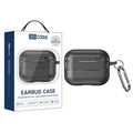 Estuche para auriculares XDcase con textura de fibra de carbono y gancho., For AirPods Pro 3, For AirPods 4