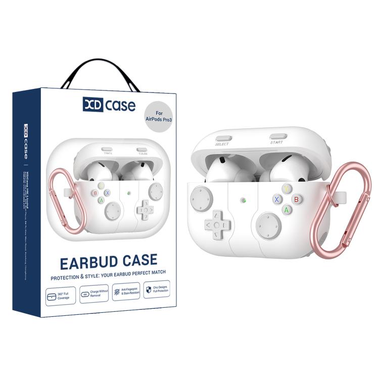 Funda de silicona para auriculares estilo consola de videojuegos retro de XDcase, For AirPods Pro 3, For AirPods 4, For AirPods Pro 2 / 1