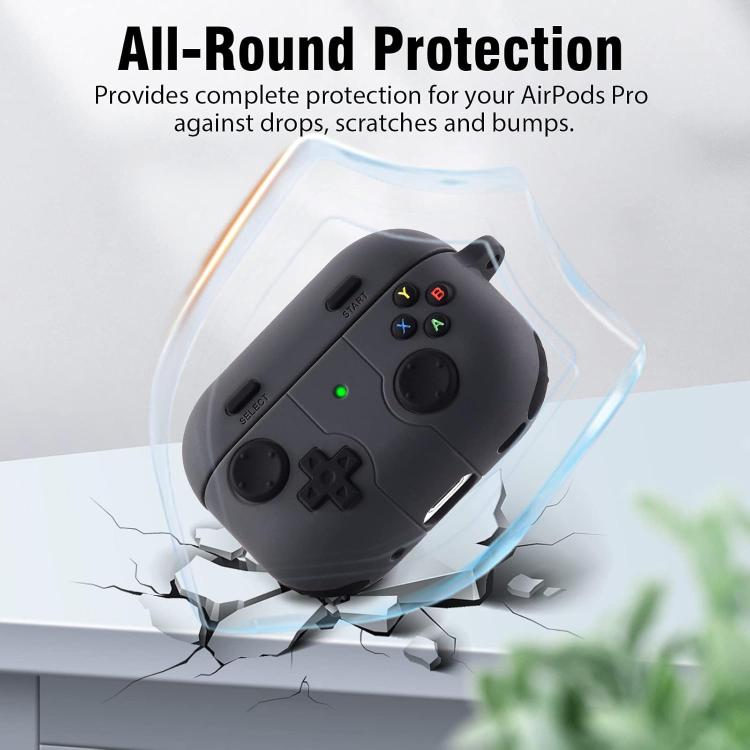 Funda de silicona para auriculares estilo consola de videojuegos retro de XDcase, For AirPods Pro 3, For AirPods 4, For AirPods Pro 2 / 1