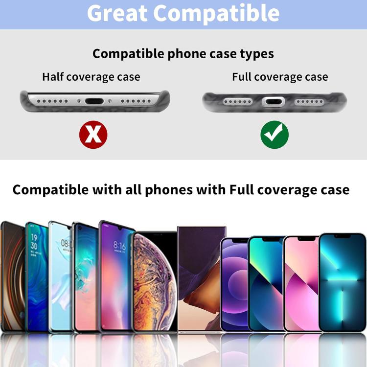 XDcase 5 piezas de conector de parche para cordón de teléfono celular