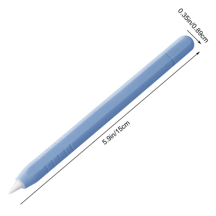 Funda de silicona para lápiz óptico XDcase de color sólido con tapa desmontable, For Apple Pencil USB-C / 3