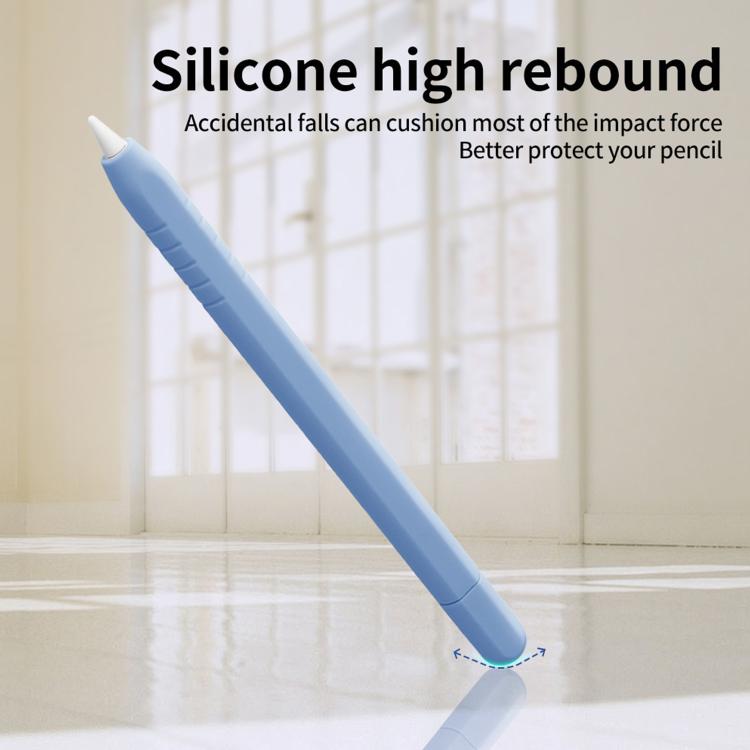Funda de silicona para lápiz óptico XDcase de color sólido con tapa desmontable, For Apple Pencil USB-C / 3