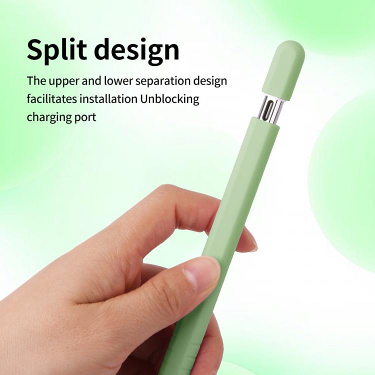 Funda de silicona para lápiz óptico XDcase de color sólido con tapa desmontable, For Apple Pencil USB-C / 3