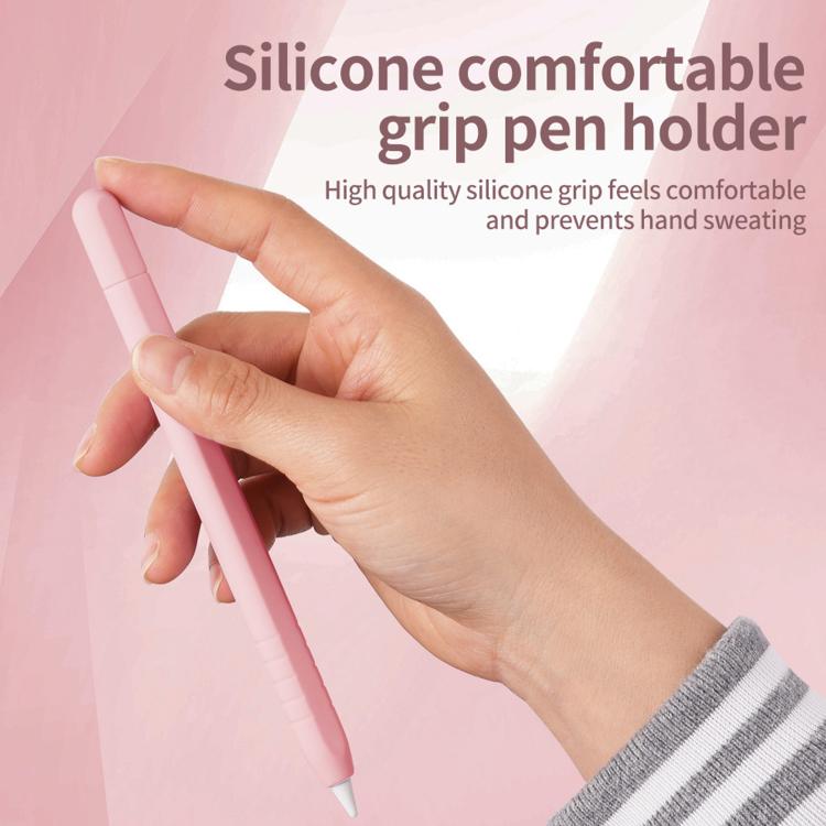 Funda de silicona para lápiz óptico XDcase de color sólido con tapa desmontable, For Apple Pencil USB-C / 3