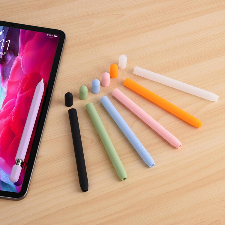 Funda de silicona para lápiz óptico XDcase de color sólido con tapa desmontable, For Apple Pencil USB-C / 3