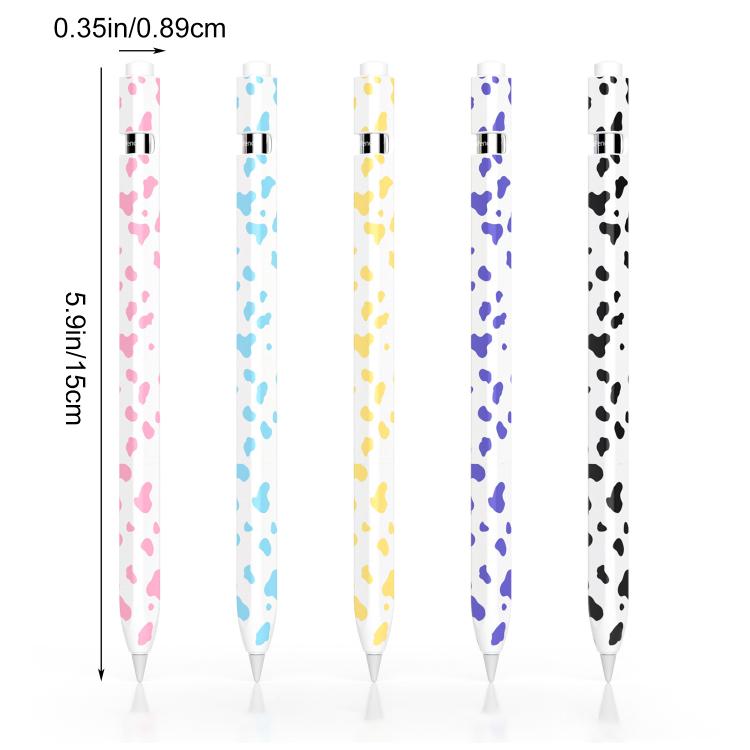 Funda protectora de silicona con estampado de vaca para lápiz óptico de XDcase, For Apple Pencil Pro / 2, For Apple Pencil USB-C / 3