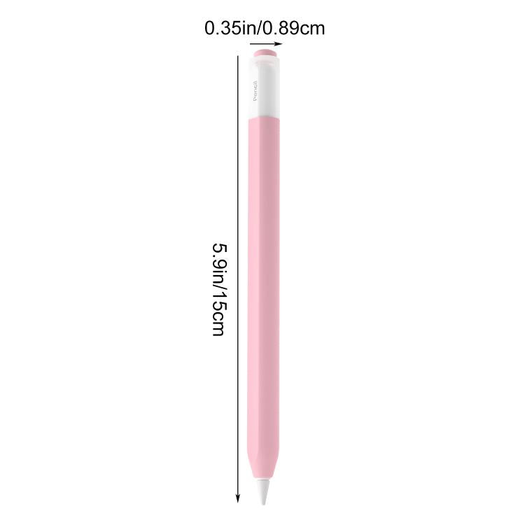 Funda de silicona para lápiz óptico con tapa desmontable XDcase Jelly, For Apple Pencil USB-C / 3