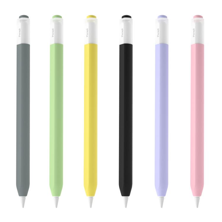 Funda de silicona para lápiz óptico con tapa desmontable XDcase Jelly, For Apple Pencil USB-C / 3