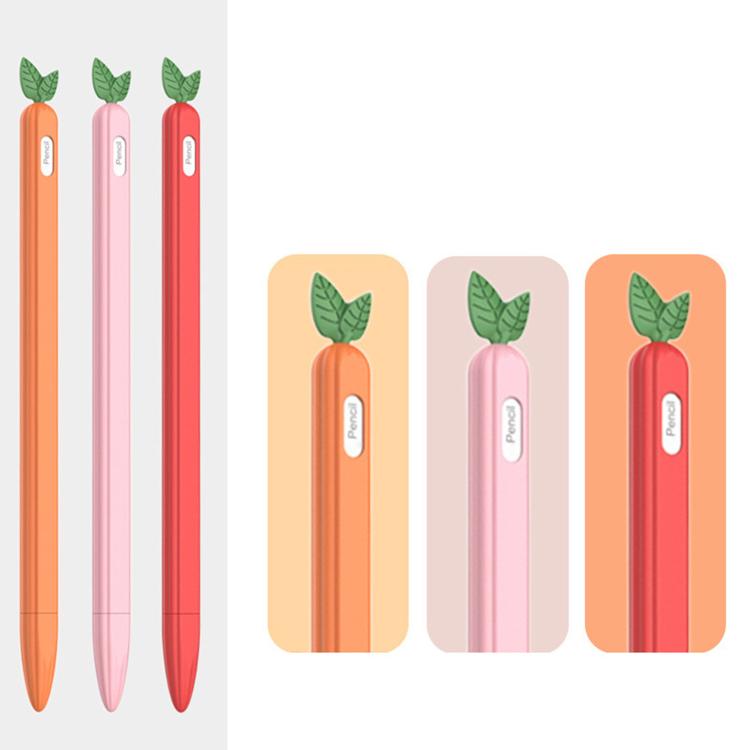 Funda de silicona antideslizante para lápiz óptico XDcase con diseño de frutas y verduras., For Apple Pencil Pro / 2