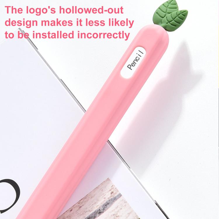 Funda de silicona antideslizante para lápiz óptico XDcase con diseño de frutas y verduras., For Apple Pencil Pro / 2