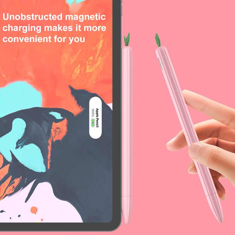 Funda de silicona antideslizante para lápiz óptico XDcase con diseño de frutas y verduras., For Apple Pencil Pro / 2