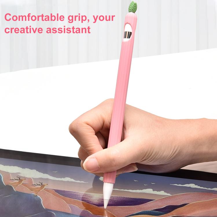 Funda de silicona antideslizante para lápiz óptico XDcase con diseño de frutas y verduras., For Apple Pencil Pro / 2