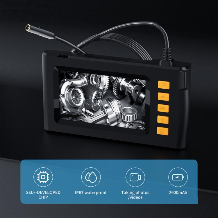 Endoscopio HD P210 de 4,3 pulgadas con pantalla, 8mm Single Lens / 2m, 8mm Single Lens / 5m, 8mm Single Lens / 10m, 5.5mm Single Lens / 2m, 5.5mm Single Lens / 5m, 5.5mm Single Lens / 10m, 8mm Dual Lens / 2m, 8mm Dual Lens / 5m, 8mm Dual Lens / 10m