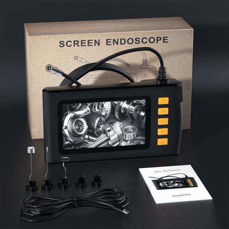 Endoscopio HD P210 de 4,3 pulgadas con pantalla, 8mm Single Lens / 2m, 8mm Single Lens / 5m, 8mm Single Lens / 10m, 5.5mm Single Lens / 2m, 5.5mm Single Lens / 5m, 5.5mm Single Lens / 10m, 8mm Dual Lens / 2m, 8mm Dual Lens / 5m, 8mm Dual Lens / 10m