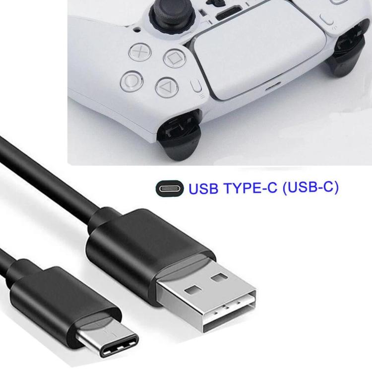 Batería de repuesto de 2800 mAh para mando de juegos Sony PS5 con cable de carga.