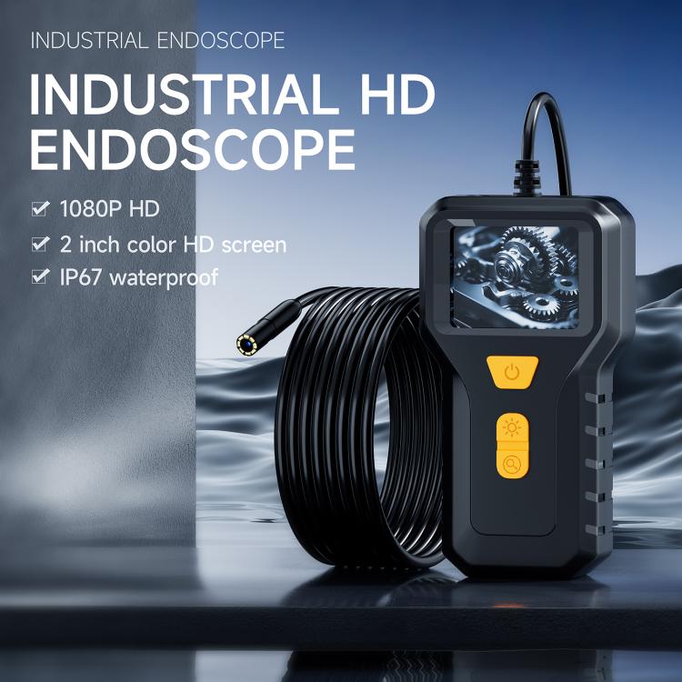 Endoscopio industrial P240 con pantalla HD de 2 pulgadas, 8mm Single Lens / 2m, 8mm Single Lens / 5m, 8mm Single Lens / 10m, 8mm Single Lens / 15m, 8mm Single Lens / 20m