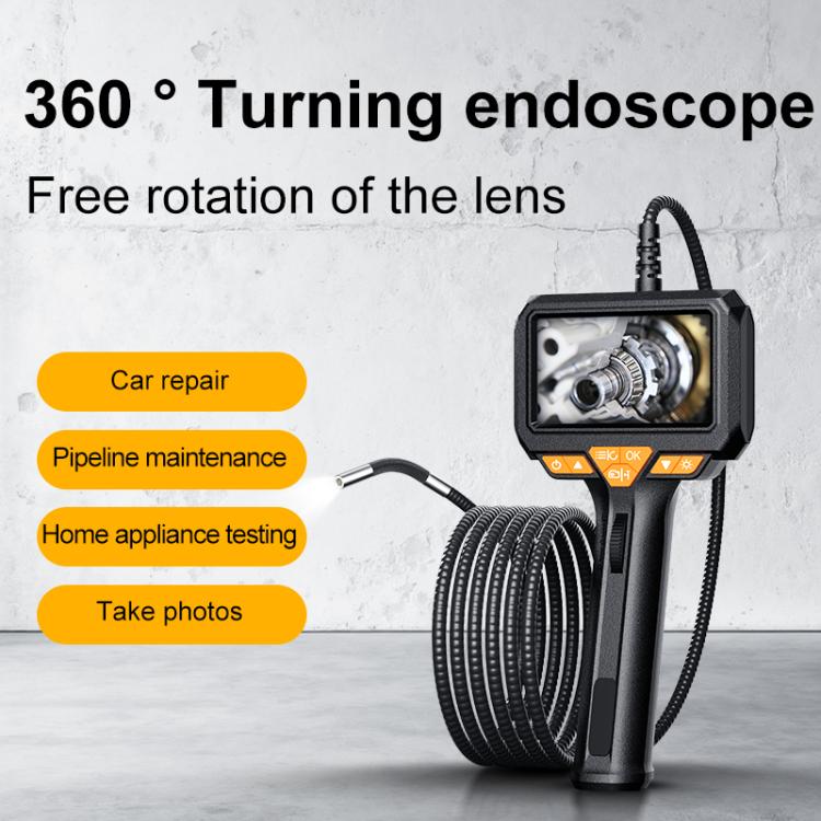 Endoscopio industrial P330 con pantalla HD de 4,3 pulgadas y rotación de 360 grados., Single Lens 8mm / 1m Snake Tube, Single Lens 6mm / 1m Snake Tube, Single Lens 6mm / 1.5m Snake Tube