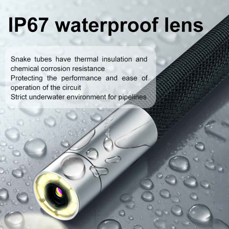 Endoscopio industrial P370 con pantalla IPS de 5,0 pulgadas y rotación de 360 grados, Single Lens 8mm / 1m Snake Tube, Single Lens 6mm / 1m Snake Tube, Single Lens 6mm / 1.5m Snake Tube