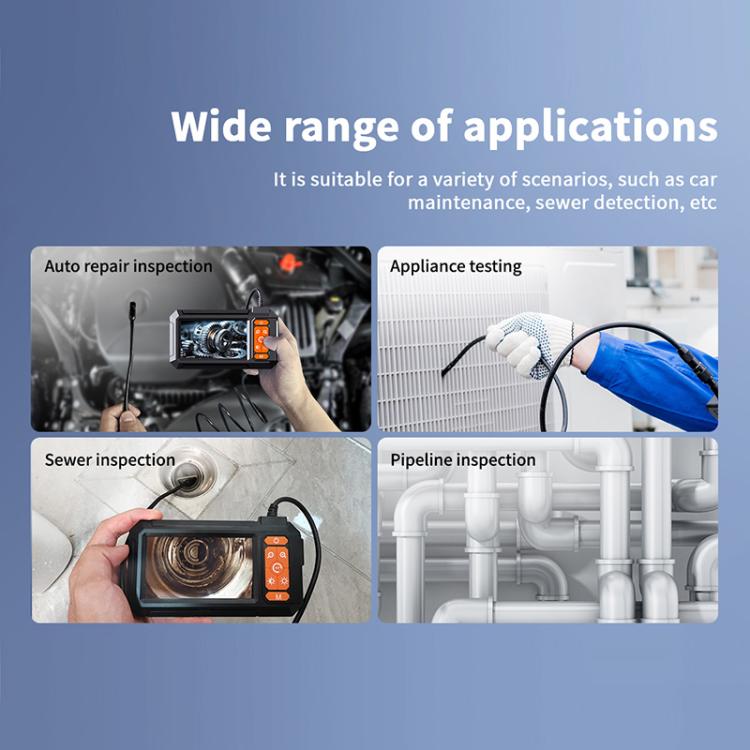 Endoscopio industrial P410 HD con pantalla de 4,3 pulgadas, 8mm Single Lens / 2m, 8mm Single Lens / 5m, 8mm Single Lens / 10m
