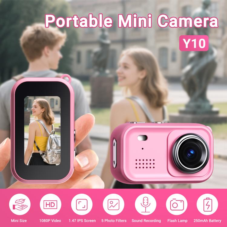 Minicámara digital infantil Y10 con pantalla IPS de 1,47 pulgadas