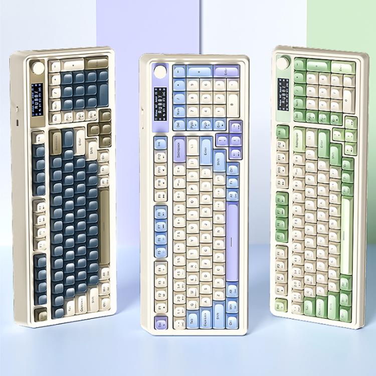 Teclado mecánico RGB AULA S99 Pro de 99 teclas con conexión por cable/2.4G/Bluetooth (tres modelos)