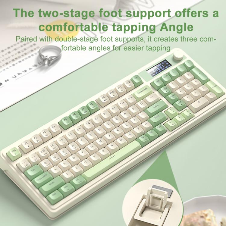 Teclado mecánico RGB AULA S99 Pro de 99 teclas con conexión por cable/2.4G/Bluetooth (tres modelos)