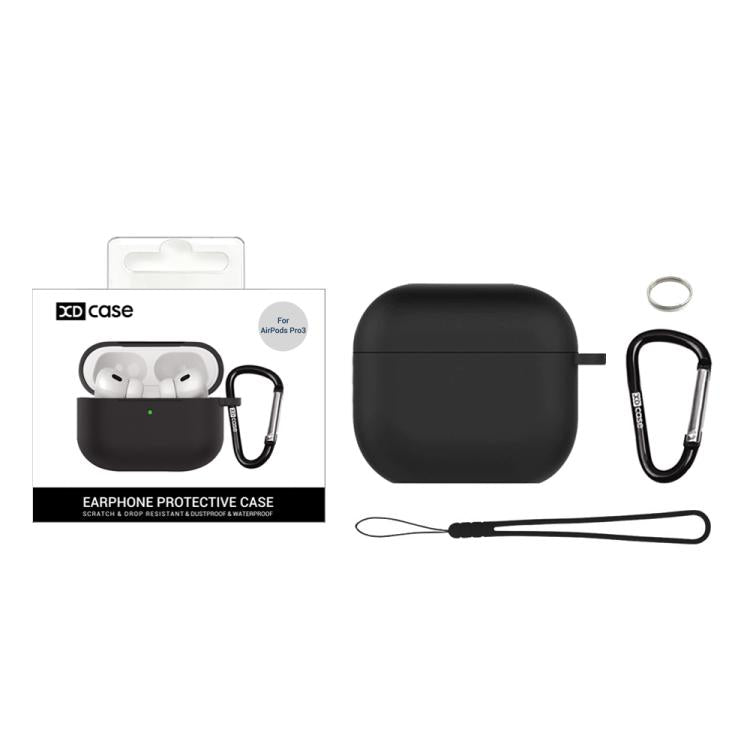 Funda protectora de silicona XDcase de 2,5 mm de grosor para auriculares con gancho., For AirPods Pro 3, For AirPods 4, For AirPods Pro 2 / 1