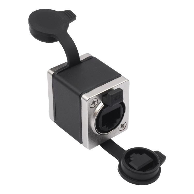 Adaptador corto hembra a hembra para cable de red RJ45 KNZ63YS con función de bloqueo., KNZ63YS