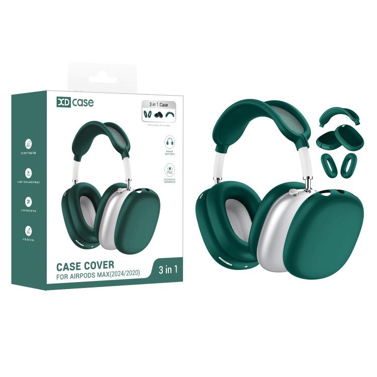 Funda protectora de silicona 3 en 1 para auriculares XDcase, For Apple AirPods Max / Max 2