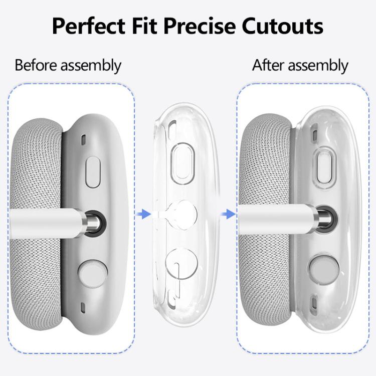 Funda protectora de silicona 3 en 1 para auriculares XDcase, For Apple AirPods Max / Max 2