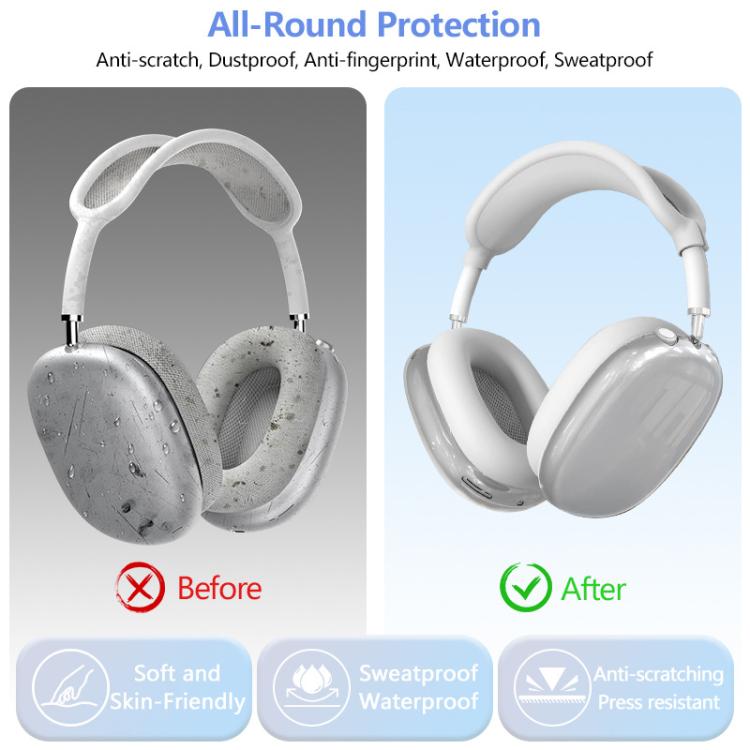 Funda protectora de silicona 3 en 1 para auriculares XDcase, For Apple AirPods Max / Max 2