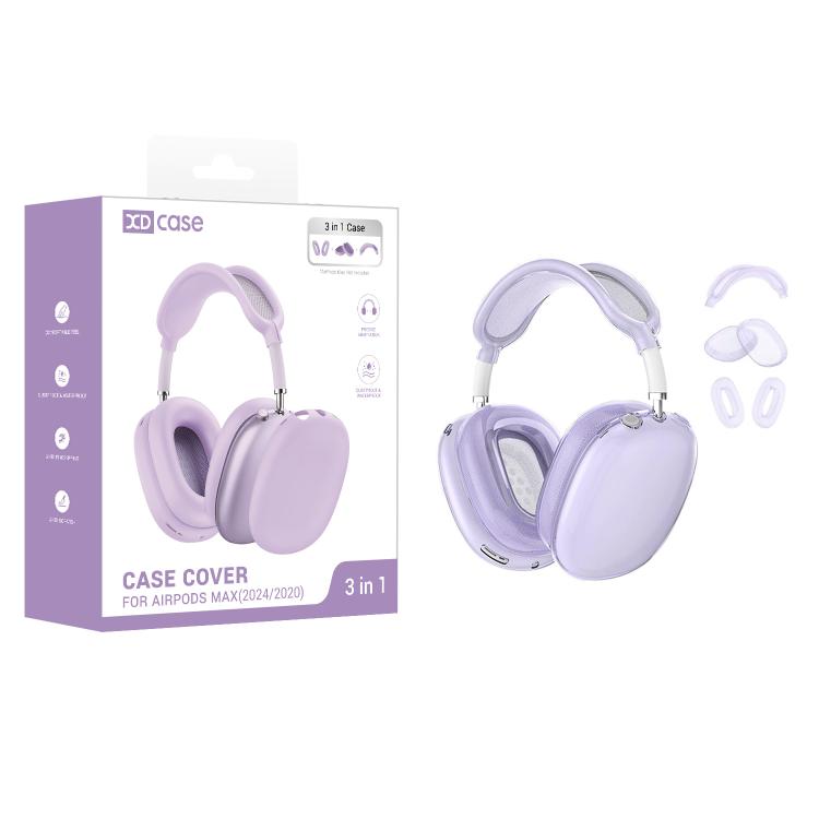 Funda protectora para auriculares XDcase 3 en 1 de TPU, For Apple AirPods Max / Max 2