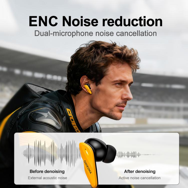 Auriculares inalámbricos Bluetooth ONIKUMA TX616 ENC con doble micrófono, reducción de ruido y triple modo., TX616