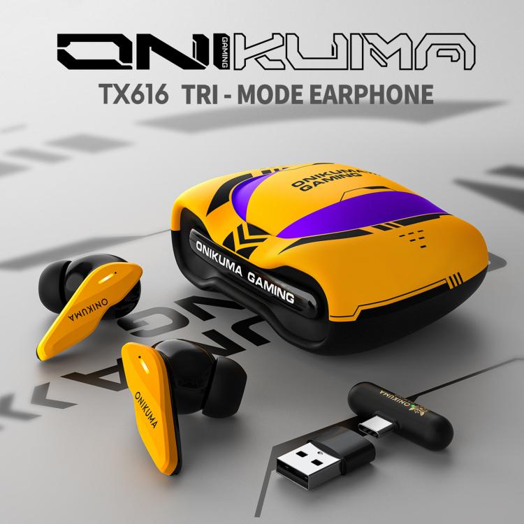 Auriculares inalámbricos Bluetooth ONIKUMA TX616 ENC con doble micrófono, reducción de ruido y triple modo., TX616