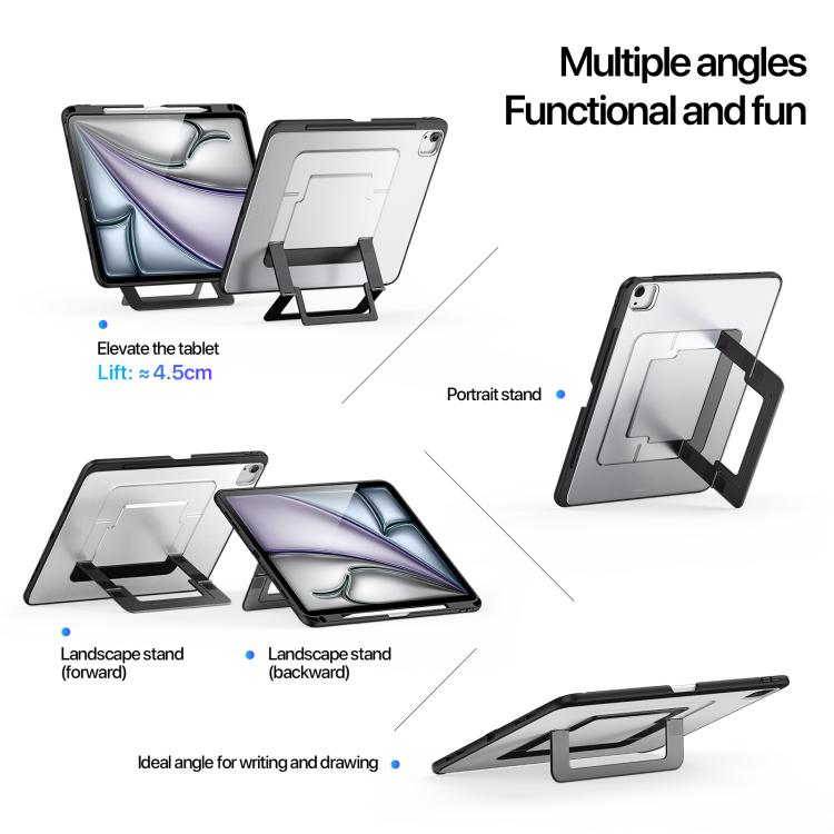Funda protectora multifuncional para tablet DUX DUCIS Serie Axis, For iPad Air 13 2025 / 2024 / 2026, For iPad Air 11 2025 / 2024 / 2026, For iPad Pro 13 2025 / 2024, For iPad 2022 / 11 2025, For iPad Pro 11 2025 / 2024
