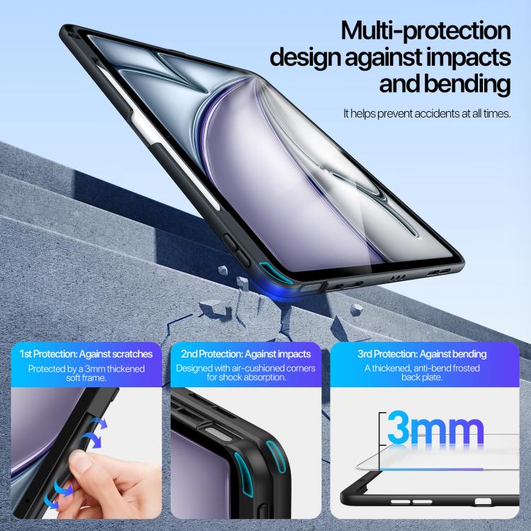 Funda protectora multifuncional para tablet DUX DUCIS Serie Axis, For iPad Air 13 2025 / 2024 / 2026, For iPad Air 11 2025 / 2024 / 2026, For iPad Pro 13 2025 / 2024, For iPad 2022 / 11 2025, For iPad Pro 11 2025 / 2024