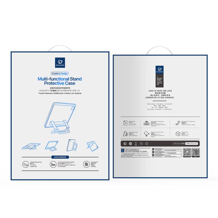 Funda protectora multifuncional para tablet DUX DUCIS Serie Axis, For iPad Air 13 2025 / 2024 / 2026, For iPad Air 11 2025 / 2024 / 2026, For iPad Pro 13 2025 / 2024, For iPad 2022 / 11 2025, For iPad Pro 11 2025 / 2024