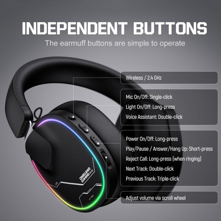 Auriculares para juegos de eSports ONIKUMA GT836 con cuatro modos, GT836