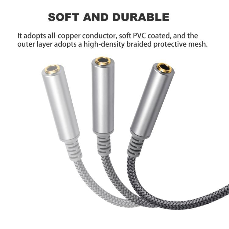 Cable de extensión estéreo de 6,35 mm (1/4 de pulgada) con conector TRS macho a hembra., 2m, 3m, 4.5m, 6m