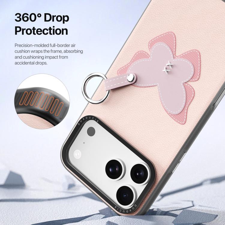 Funda para teléfono DUX DUCIS LUVY Series con hebilla de anillo para el dedo, For iPhone 17 Pro Max, For iPhone 17 Pro, For iPhone 17