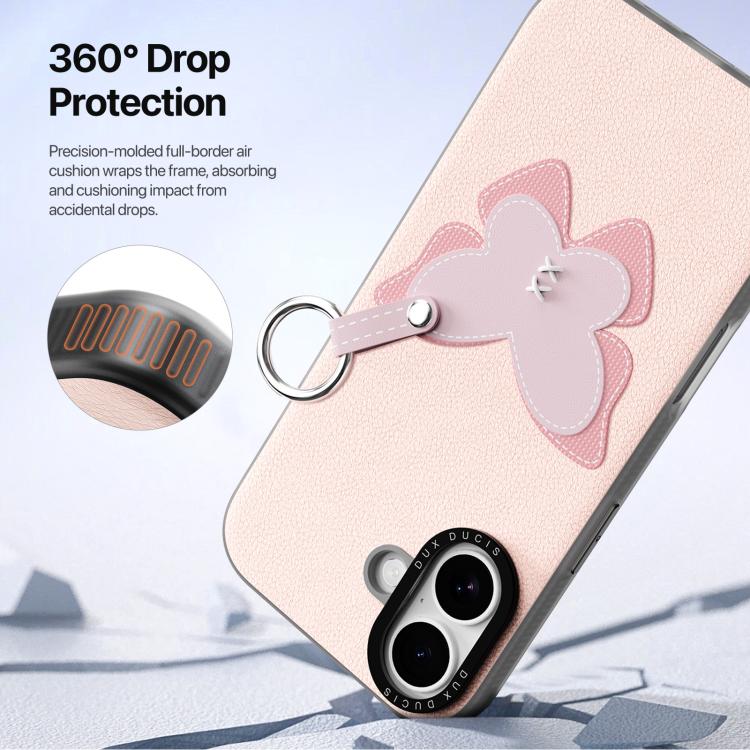 Funda para teléfono DUX DUCIS LUVY Series con hebilla de anillo para el dedo, For iPhone 17 Pro Max, For iPhone 17 Pro, For iPhone 17