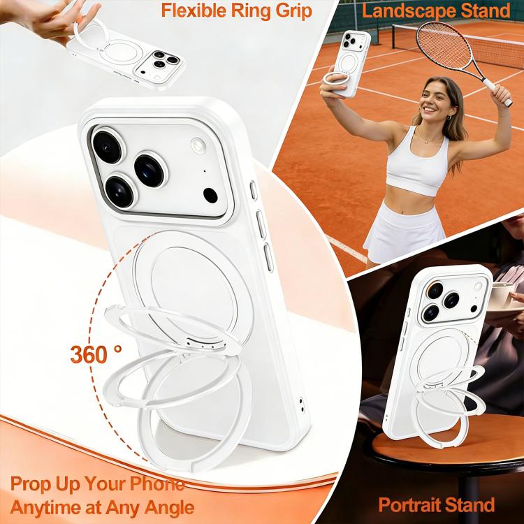 Funda magnética para teléfono con soporte giratorio XDcase YADUN, For iPhone 17 Pro Max, For iPhone 17 Pro