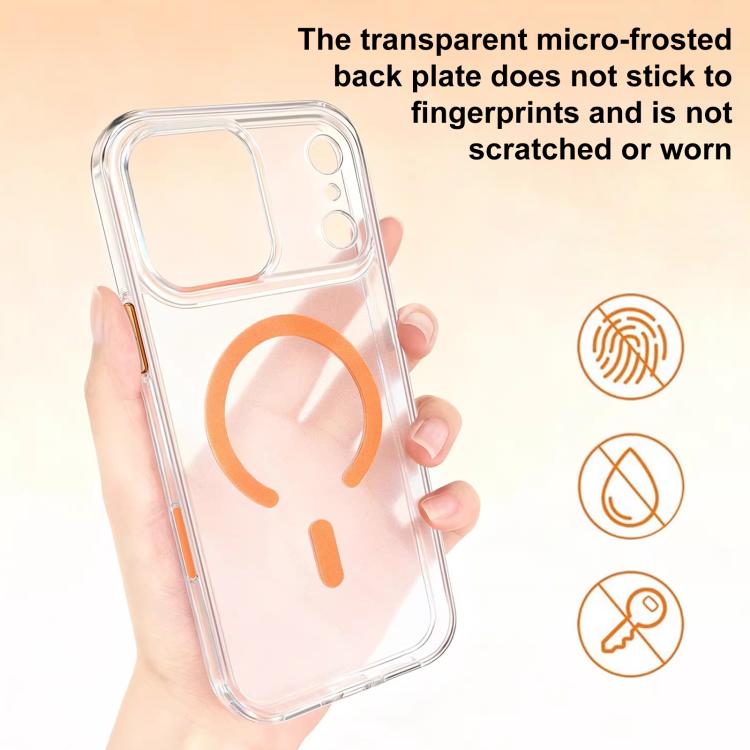 Funda para teléfono XDcase transparente esmerilada magnética a prueba de golpes, For iPhone 17 Pro Max, For iPhone 17 Pro, For iPhone 17