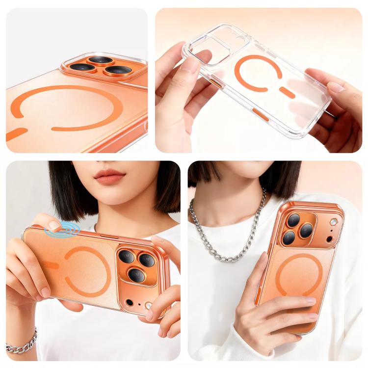 Funda para teléfono XDcase transparente esmerilada magnética a prueba de golpes, For iPhone 17 Pro Max, For iPhone 17 Pro, For iPhone 17