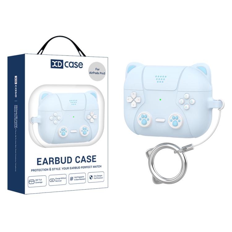 Funda de silicona para auriculares XDcase con diseño de gato retro y dibujos animados, For AirPods Pro 3, For AirPods 4, For AirPods Pro 2 / 1